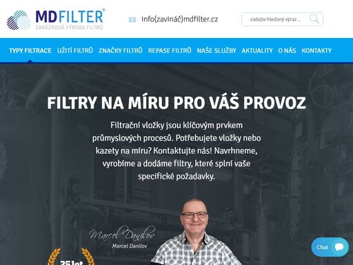 vyrábíme filtry na zakázkovou výrobu. filtrační a čistící techniky pro průmyslové provozy v mnoha odvětvích. rychle a ve vysoké kvalitě za rozumnou cenu.