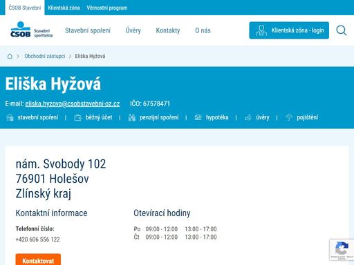 poraďte se s odborníky čsob stavební ohledně stavebního spoření, financování bydlení nebo spoření a společně s nimi vyberte pro sebe tu nejvhodnější variantu.
