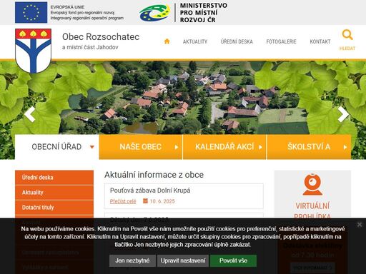  | obec rozsochatec a místní část jahodov