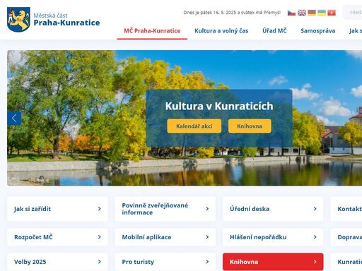 úřad: k libuši 7, 148 00 praha 4; po a st: 8-12, 13-17.30; út a čt: 8-12, 13-14:30; pá: 8-12:00 (út, čt,pá pouze podatelna). městská část praha-kunratice je jednou z 57 městských částí, ze kterých se skládá hl. město praha.