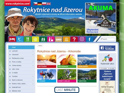 rokytnice, rokytnice nad jizerou, ubytování, lyžování, sport, zábava, krkonoše oficiální informační stránky města rokytnice nad jizerou v krkonoších. informace o lyžování, ubytování, sportovním a kulturním vyžití ...