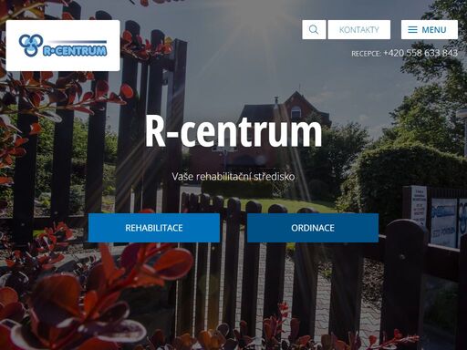 zdravotnické centrum s rehabilitací a ambulancemi lékařů.