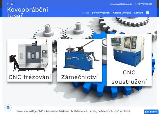 firma nabízející cnc soustružení oceli, nerezi, neželezných kovů a plastů.