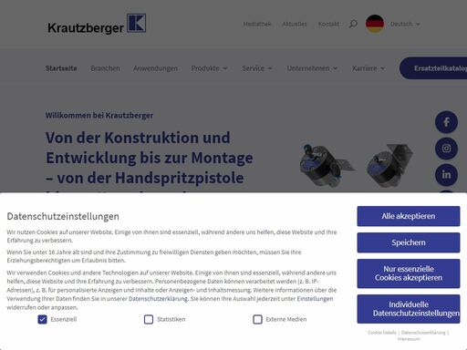 willkommen bei krautzberger: ? branchen ? produkte ? anwendungen ? ersatzteile. ihr experte ???? für anwendungstechnik und oberflächenfinish!