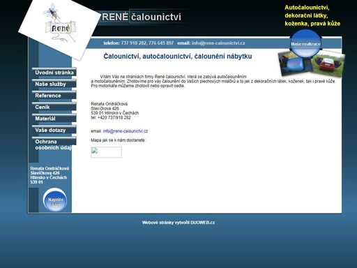 čalounění autopotahů, sedaček a nábytku na zakázku, kvalitní ruční práce