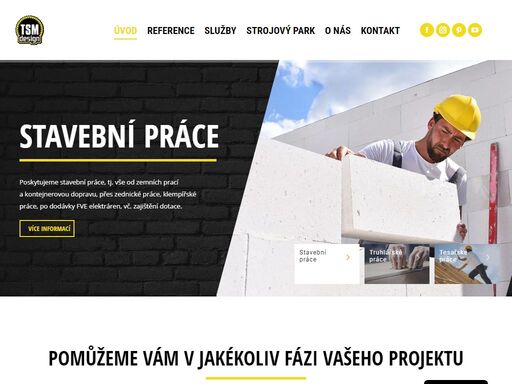 jsme generální dodavatel staveb. působíme v čr i v zahraničí. vše od projekční činnosti, po stavební práce a interiéry, po financování a realitní činnost.