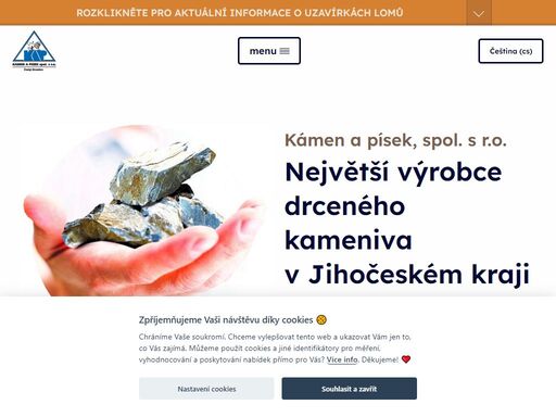 naším produktem je kamenivo různých frakcí a využití. produkujeme okolo 2.500.000 tun ročně, přičemž kapacita výroby našich kamenolomů je téměř dvojnásobná.