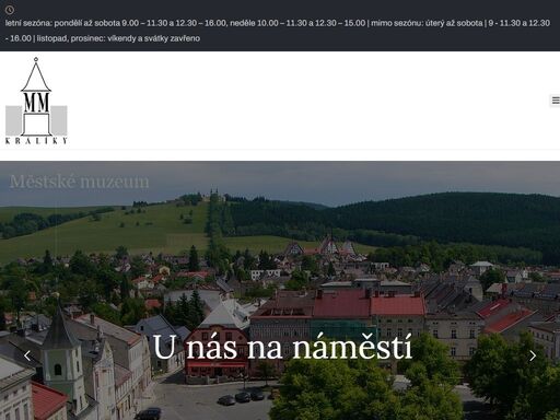 muzeum nemusí mít vždy jenom zašlé, nudné a staromódně uspořádané expozice. přijďte se přesvědčit do našeho městského muzea v králíkách.