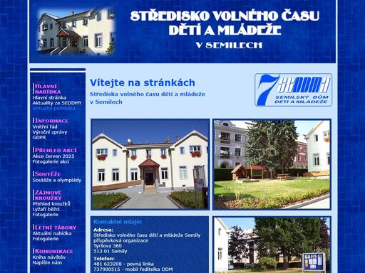 vše, co nabízí dům dětí a mládeže v semilech.