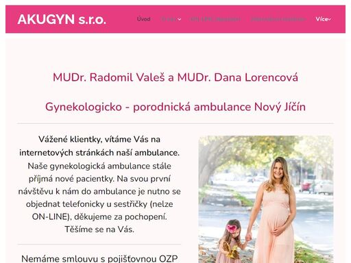 akugyn s.r.o.  mudr. radomil valeš mudr. dana lorencová gynekologicko - porodnická ambulance nový jičín,gynekologie akugyn s.r.o.  mudr. radomil valeš mudr. dana lorencová gynekologicko - porodnická ambulance nový jičín,ženský lékař nový jičín