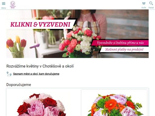 rozvážíme z našeho květinářství v chotěšově ? doručujeme také do okolních obcí v domluvený čas ? ochotný personál ? exkluzivní kytice ? rozmanitý výběr čerstvých květin ? 
