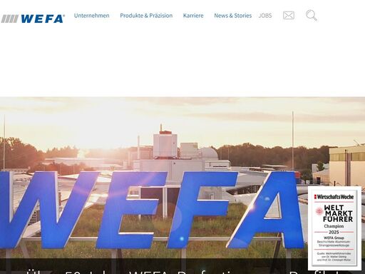 looking for a new challenge?your career path at wefa