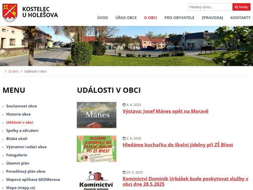 obec kostelec u holešova