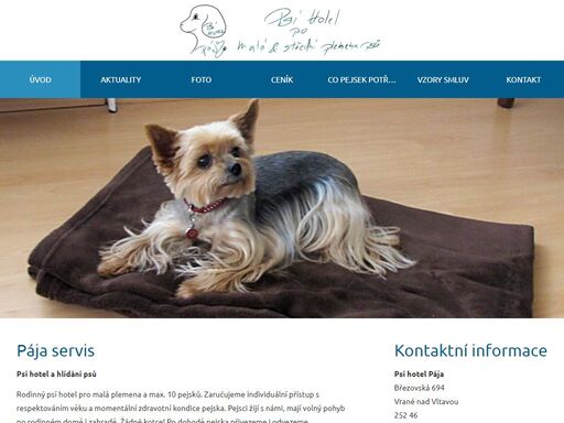 nabízíme hlídání a ubytování pro psi menších plemen ve vraném nad vltavou nedaleko prahy. kompletní servis péče a individuální přístup.