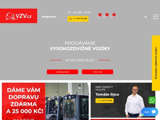 vysokozdvižné vozíky s.r.o. - použitá manipulační technika. prodej vysokozdvižných vozíků všech značek. vzv linde, jungheinrich, vysokozdvižný vozík still