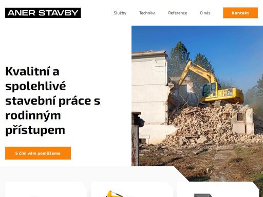 kvalitní a spolehlivé stavební práce s rodinným přístupem