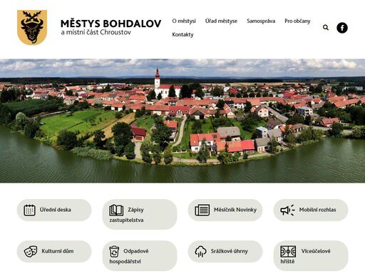 oficiální stránky městyse bohdalov a místní části chroustov.