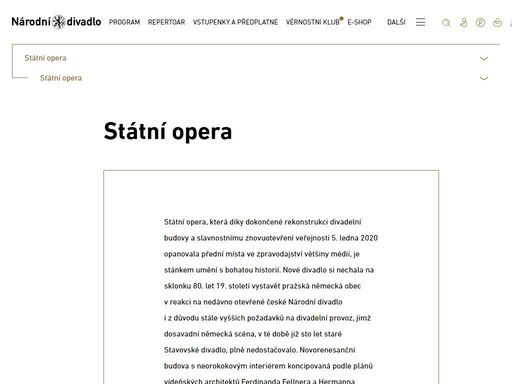 národní divadlo je reprezentativní scénou české republiky. je jedním ze symbolů národní identity a součástí evropského kulturního prostoru.
