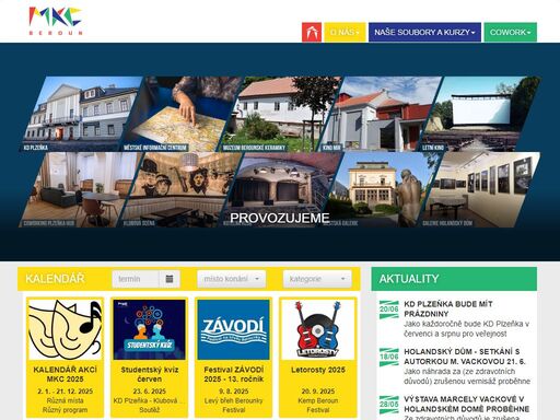 zajišťujeme celoroční nabídku kulturních akcí open air (berounské hradby, závodífest, bekule) i v našich provozovnách (talichův beroun, trilobit) - provozujeme…