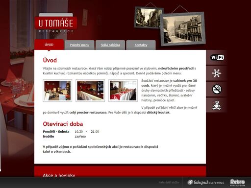 restaurace se salónkem - u tomáše opava