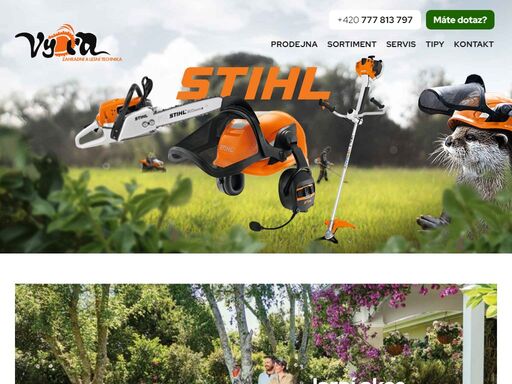 milan vydra je autorizovaný prodejce zahradní a lesní techniky stihl. naší prodejnu najdete na adrese: vysoký most 14, 541 01 trutnov bojiště.