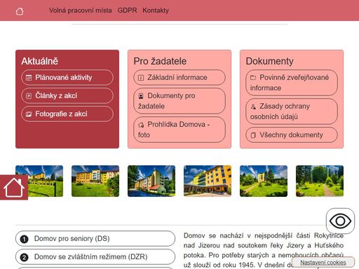 domov důchodců domov důchodců rokytnice nad jizerou, p.o.