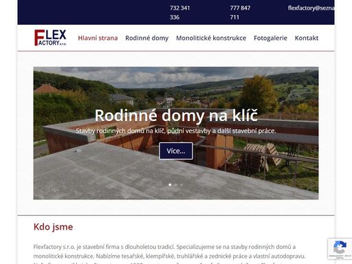 nabízíme stavby rodinných domů a monolitické konstrukce. provádíme tesařské, klempířské, truhlářské a zednické práce. vlastní autodoprava.