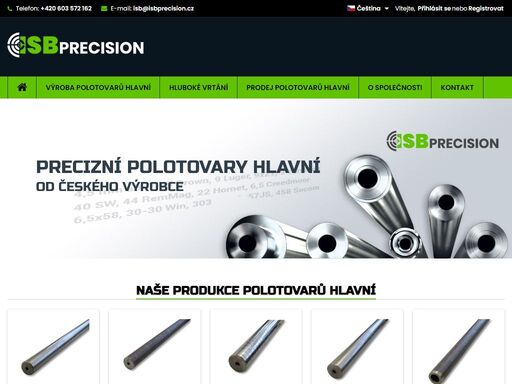 precizní polotovary hlavní od českého výrobce