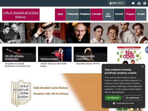 divadlo, klatovy, kultura, sušice, horažďovice, představení, divadelní, scéna, za oponou stálá divadelní scéna klatovy působí v současné době na těchto scénách: divadlo klatovy, sušice, horažďovice. divadelní představení, koncerty, klubová představení, programy pro děti a mládež, pohádky.