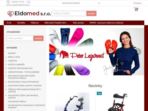 nabízíme zdravotnické a kompenzační pomůcky, které vám usnadní každodenní provádění činností bez ohledu na věk či zdravotní postižení.