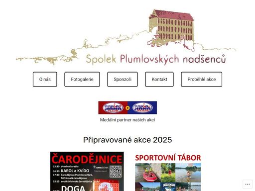 o nás fotogalerie sponzoři kontakt proběhlé akce medální partner našich akcí připravované akce 2025