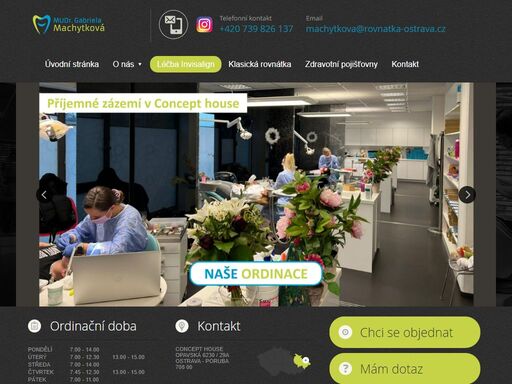 ortodontická ambulance, ortodoncie, zubní ordinace ostrava | mudr. gabriela machytková