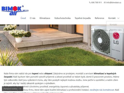 bimok air, spol. s r.o. - klimatizace praha, tepelná čerpadla, přímotopy, montáž a servis
