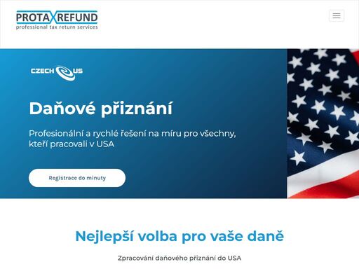 daňové přiznání do usa. nevíte si rady, jak na daně v usa? poradíme vám, rychle a profesionálně. registrujte se