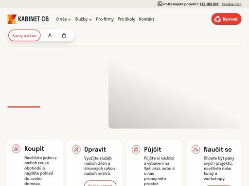 re-use centrum kabinet cb, je pro nás ztělesněním toho, co máme v životě rádi a co chceme podporovat. líbí se nám z rozbitých věcí dělat opět věci funkční.