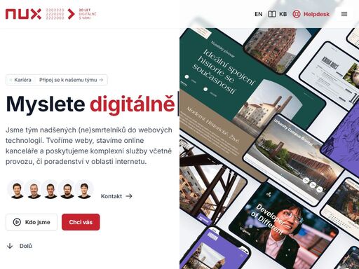 nux s.r.o. je česká společnost, která vytváří weby a poskytuje komplexní služby včetně poradenství v oblasti internetu.