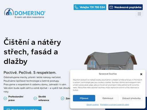 čistíme střechy, fasády, dlažby, zídky i dřevěné ploty. povrchům vrátíme původní krásu a prodloužíme jim životnost. cenová nabídka zdarma a bez závazků.