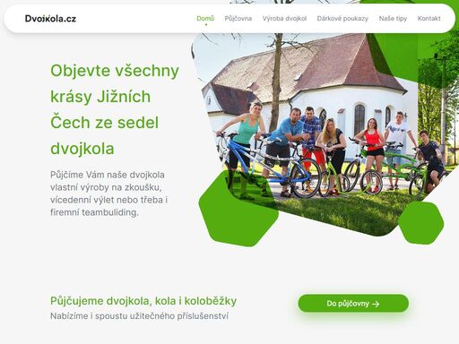 výroba a půjčovna dvojkol v jižních čechách