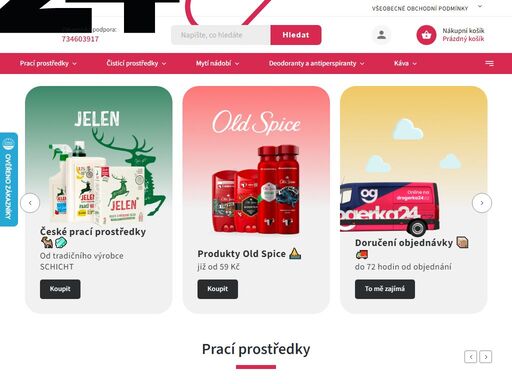online drogerie drogerka24.cz vám přináší skutečně výhodnou drogerii ?? nakupujte drogerii až o 50 % levněji než v běžném supermarketu. doručení již do 24 hodin.