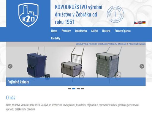 kovodružstvo výrobní družstvo v žebráku. zabýváme se kovovýrobou, lisováním, ohýbáním a tvarováním trubek, plechů a povrchovou úpravou práškovými barvami.