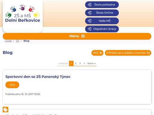 zš a mš dolní beřkovice plní funkci spádové školy pro obvod obcí dolní beřkovice, cítov a horní počaly v okrese mělník. 