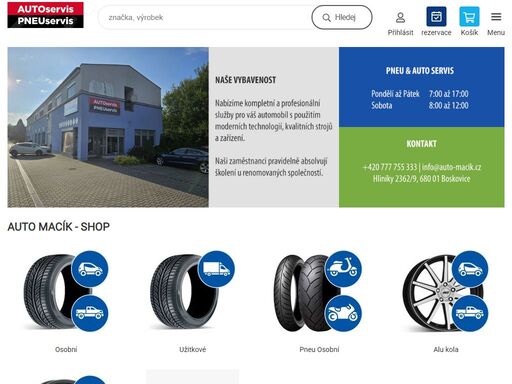 e-shop s pneu a disky