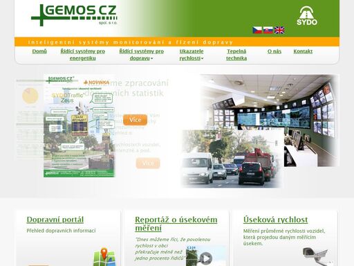 česká společnost gemos cz s r.o., která se zabývá inteligentními systémy monitorování a řízení dopravy.