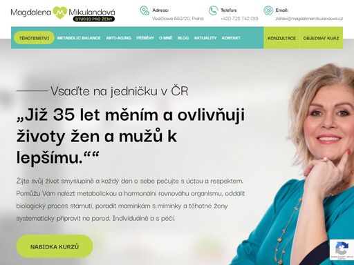 studio pro ženy, metabolic balance a anti-aging