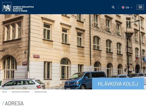 hlávkova kolejhlávkova kolej historicky vznikla díky iniciativě světoznámého architekta josefa hlávky, coby reakce na tíživou situaci nemajetných studentů, kteří v praze těžko sháněli bydlení. kolej byla postavena mezi léty 1902–1904 a spravovala jí nadace „nadání josefa, marie a zdenky hlávkových“. kolej je situována do centra prahy (praha 2).