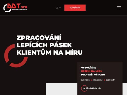 hledáte odborníky na lepící pásky? ddt s.r.o. s více než 20 lety zkušeností, certifikací iso 9001 a partnerstvím s tesa nabízí řešení na míru.