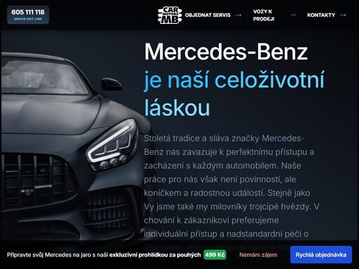 kompletní servisní služby a prodej nových a ojetých vozů mercedes-benz.
