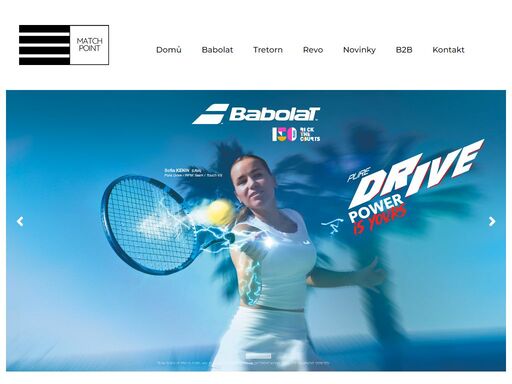 oficiální zastoupení značek babolat a tretorn