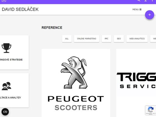 jsem konzultant internetového marketingu se zaměřením na seo a ppc s praxí od roku 2009. zaměřuji se na výkonnostní marketing. pomohu i vám. zavolejte mi!