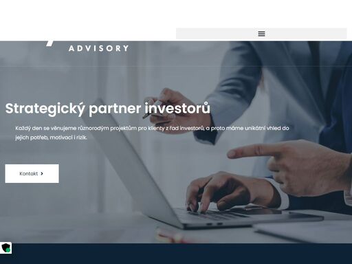 objevte služby avant advisory v oblasti investičního poradenství, fúzí a akvizic (m&a), financování a restrukturalizace. kontaktujte nás a posuňte svůj projekt na vyšší úroveň!